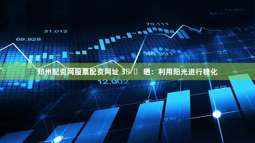 郑州配资网股票配资网址 3️⃣ 晒：利用阳光进行糖化